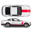 BOSS 302 style Racing stripes set, for Ford Mustang 2012 - 2014