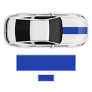 BOSS 302 style Racing stripes set, for Ford Mustang 2012 - 2014