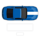 BOSS 302 style Racing stripes set, for Ford Mustang 2012 - 2014