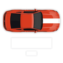 BOSS 302 style Racing stripes set, for Ford Mustang 2012 - 2014