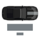 BOSS 302 style Racing stripes set, for Ford Mustang 2012 - 2014