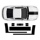 BOSS 302 style Racing stripes set, for Ford Mustang 2012 - 2014
