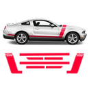 BOSS 302 style Racing stripes set, for Ford Mustang 2012 - 2014