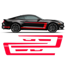 BOSS style side Graphics, for Ford Mustang 2015 - 2022