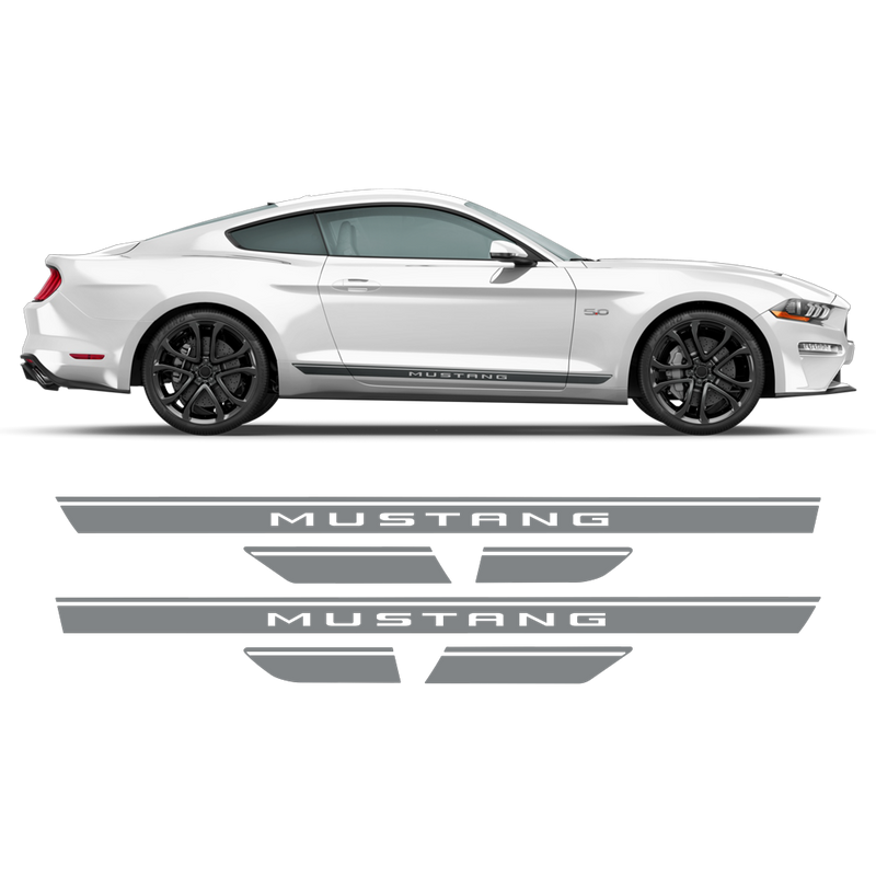 Mustang best sale rocker stripes