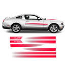 California Special GT/CS Faded Rocker Stripes, for Ford Mustang 2011 2012