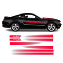 California Special GT/CS Faded Rocker Stripes, for Ford Mustang 2011 2012