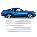 California Special GT/CS Faded Rocker Stripes, for Ford Mustang 2011 2012