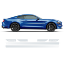 California Special GT/CS Rocker Panel Stripes, for Ford Mustang 2018 - 2020 black