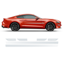 California Special GT/CS Rocker Panel Stripes, for Ford Mustang 2018 - 2020 black