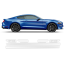 California Special GT/CS Rocker Panel Stripes, for Ford Mustang 2018 - 2020 black