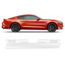 California Special GT/CS Rocker Panel Stripes, for Ford Mustang 2018 - 2020 black