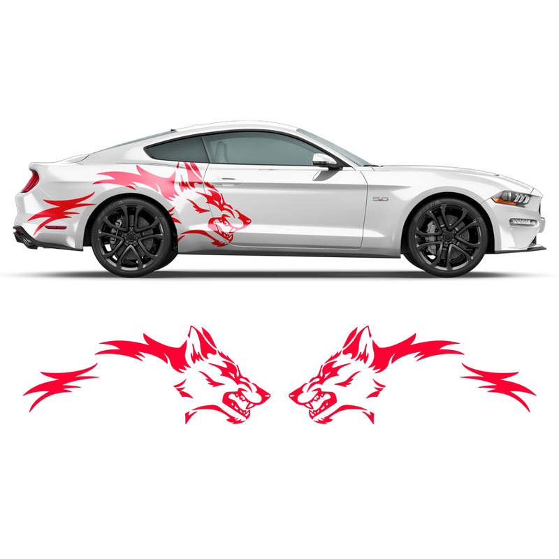 Coyote side graphic, for Ford Mustang 2005 - 2021
