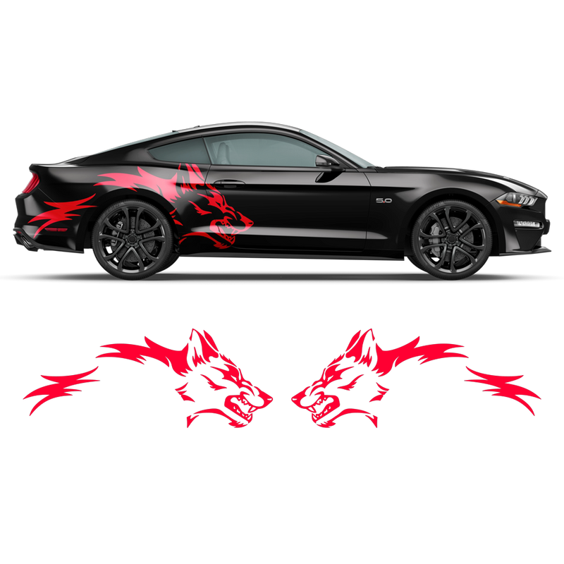 Coyote side graphic, for Ford Mustang 2005 - 2021