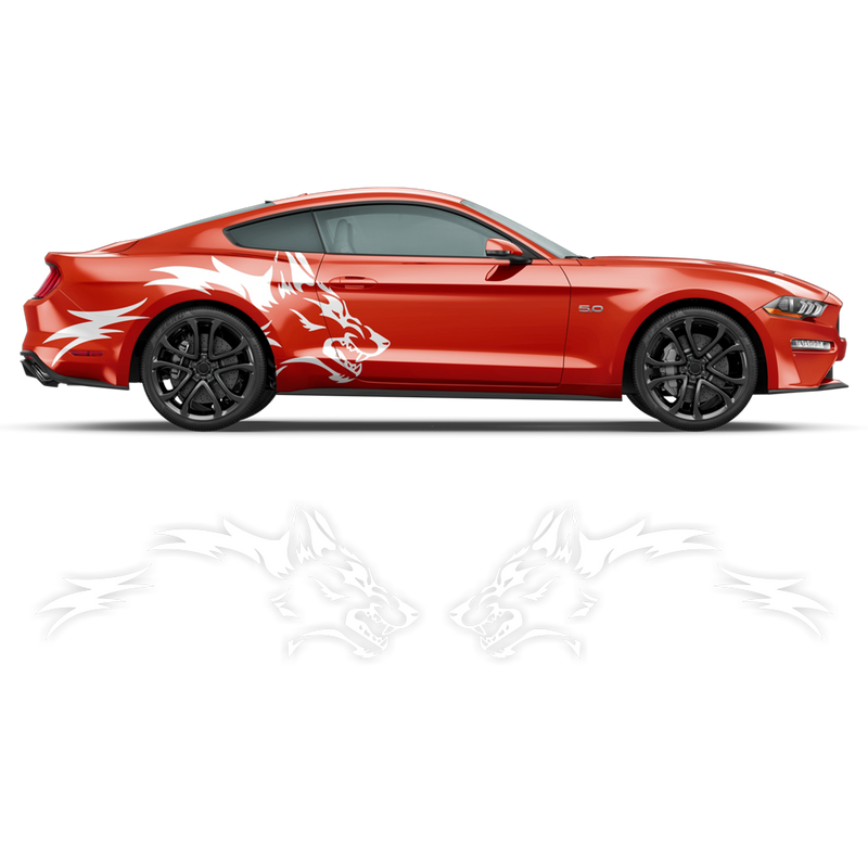 Coyote side graphic, for Ford Mustang 2005 - 2021