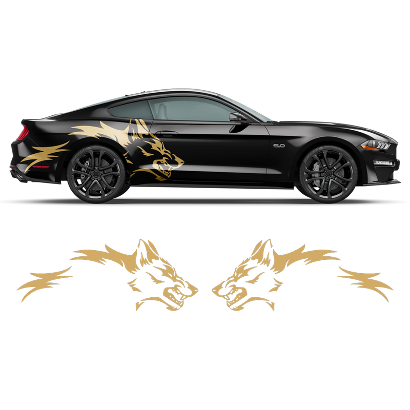 Coyote side graphic, for Ford Mustang 2005 - 2021