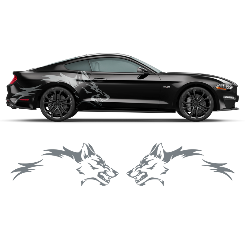 Coyote side graphic, for Ford Mustang 2005 - 2021