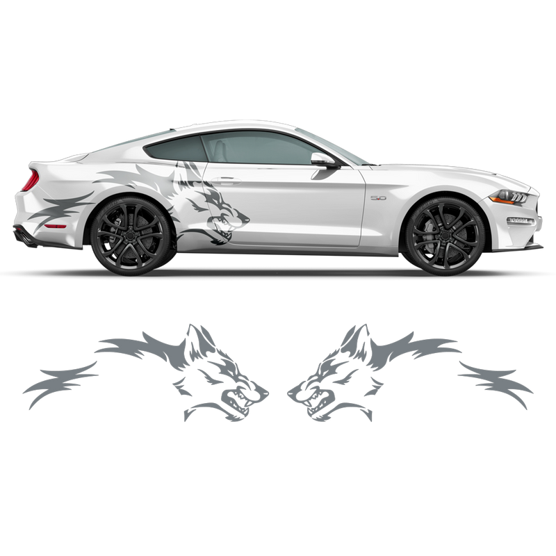 Coyote side graphic, for Ford Mustang 2005 - 2021