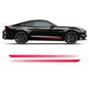 Edition 55 Faded Stripes, for Ford Mustang 2019 - 2020 black