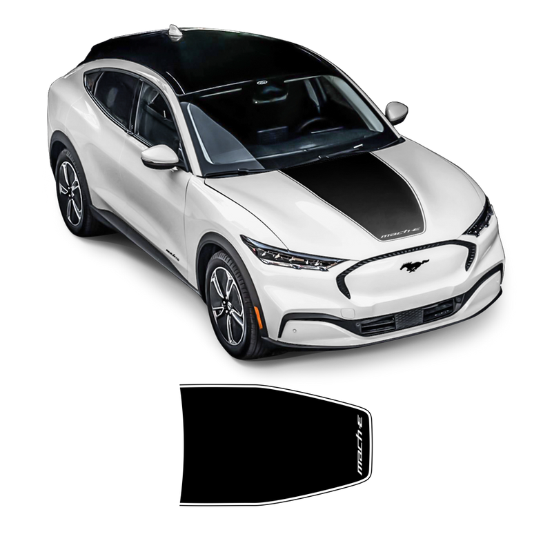 MACH - E Hood Decal, for Ford Mustang 2021 - 2024
