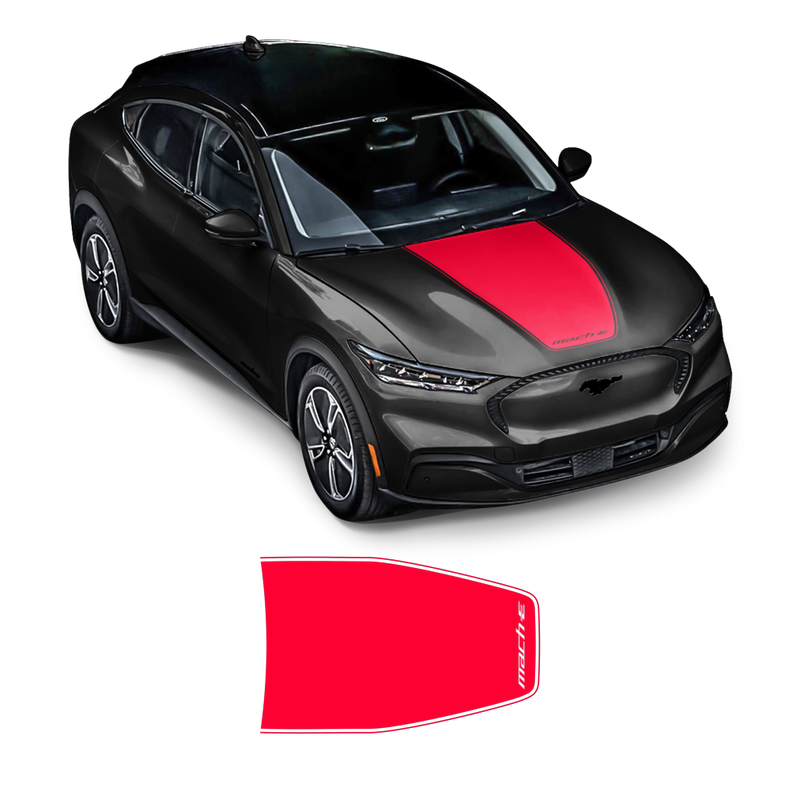 MACH - E Hood Decal, for Ford Mustang 2021 - 2024
