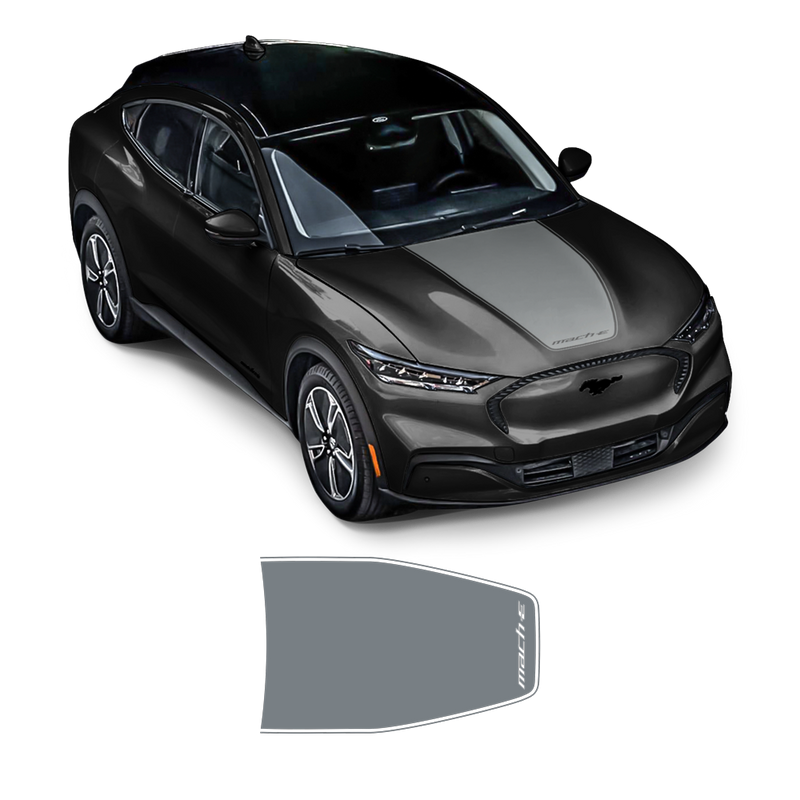 MACH - E Hood Decal, for Ford Mustang 2021 - 2024