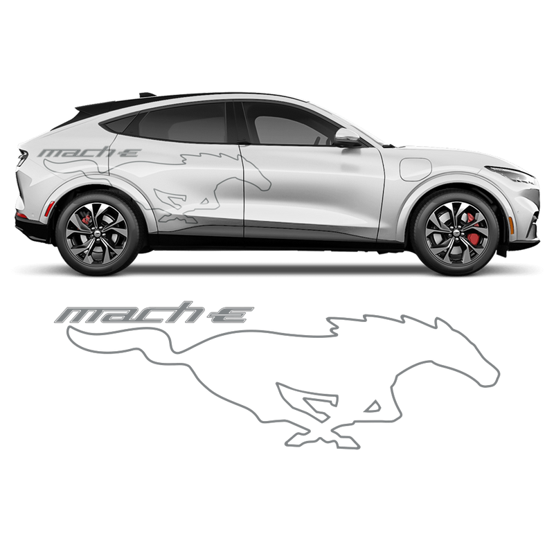 Pony side Graphic, for Mustang MACH - E