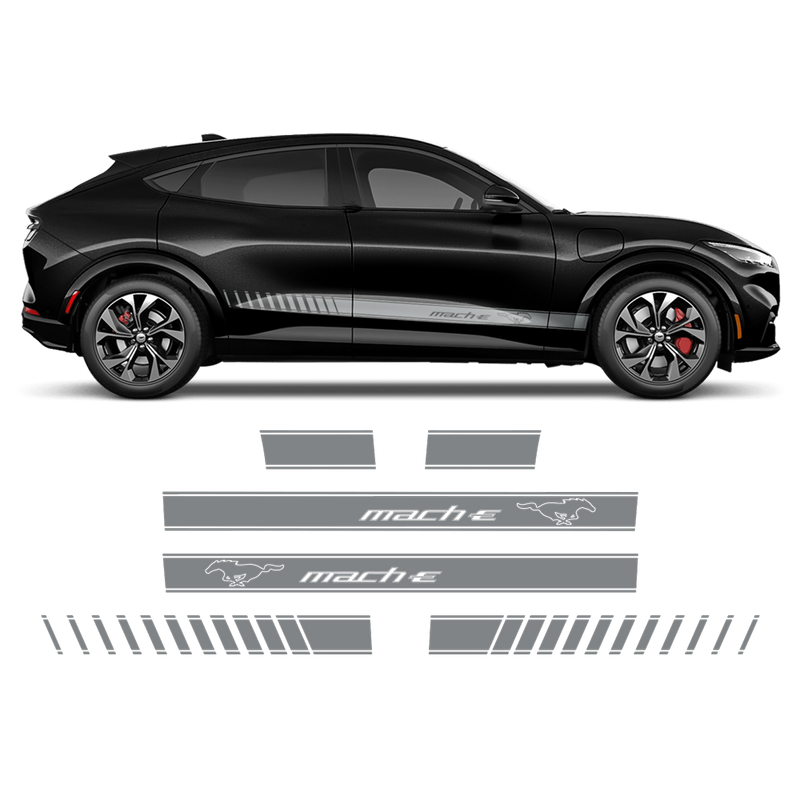 MACH - E Graphic Side stripes, for Ford Mustang 2021