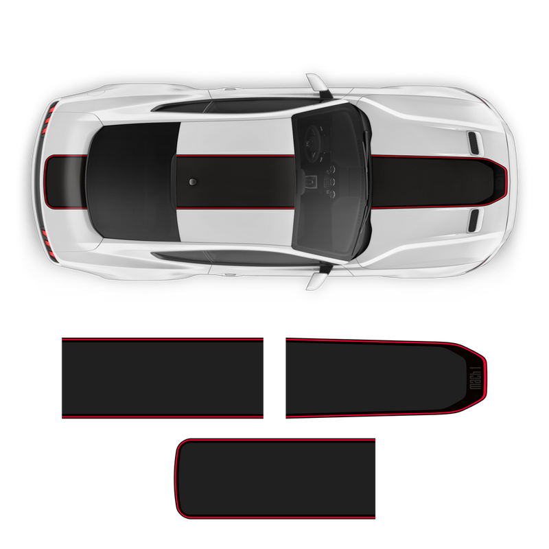 MACH1 Decals Over the Top, for Ford Mustang 2018 - 2021