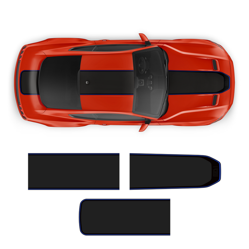 MACH1 Decals Over the Top, for Ford Mustang 2018 - 2021
