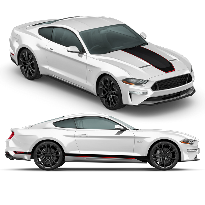 MACH1 Graphic Decals Set, for Ford Mustang 2018 - 2021