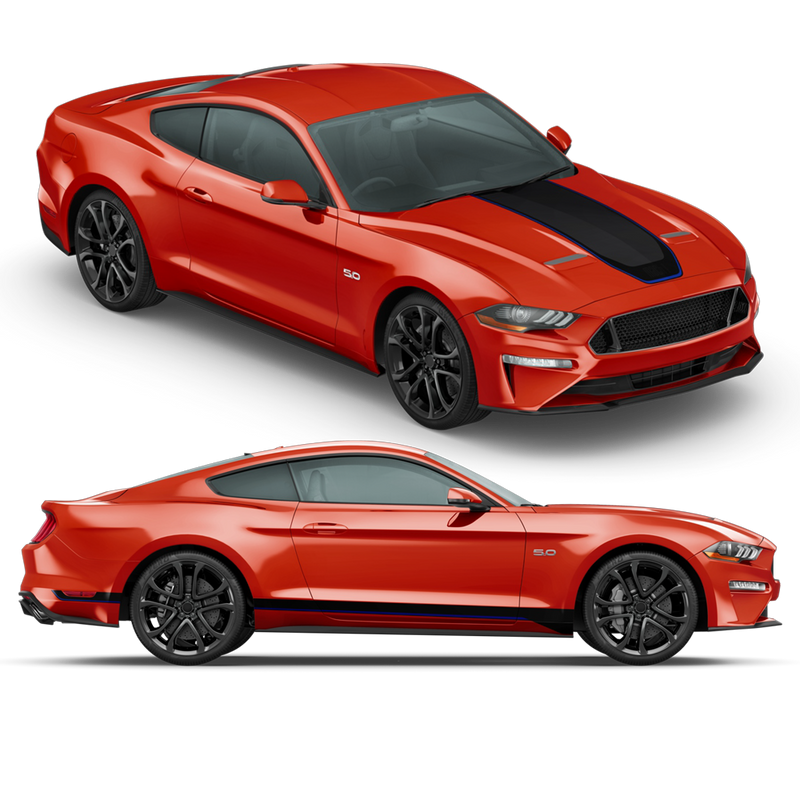 MACH1 Graphic Decals Set, for Ford Mustang 2018 - 2021