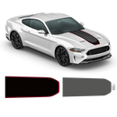 MACH1 Hood Decals Set, for Ford Mustang 2018 - 2020