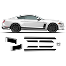 R - SPEC Style Racing Stripes Set, for Ford Mustang 2015 - 2019 black