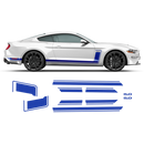 R - SPEC Style Racing Stripes Set, for Ford Mustang 2015 - 2019 black