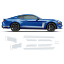 R - SPEC Style Racing Stripes Set, for Ford Mustang 2015 - 2019 black