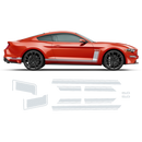 R - SPEC Style Racing Stripes Set, for Ford Mustang 2015 - 2019 black