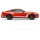 R - SPEC Style Racing Stripes Set, for Ford Mustang 2015 - 2019 black