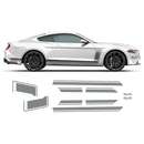 R - SPEC Style Racing Stripes Set, for Ford Mustang 2015 - 2019 black