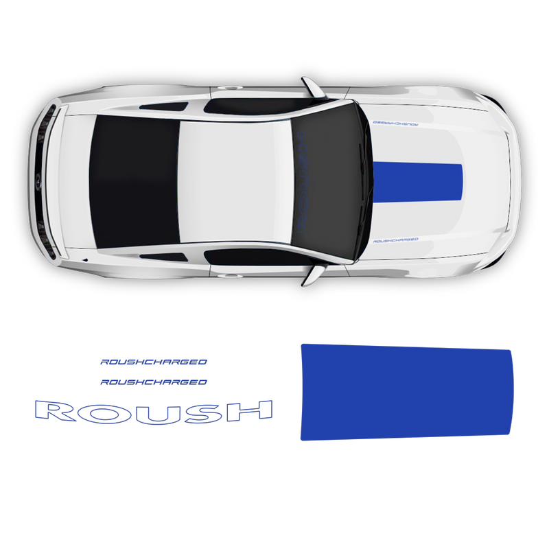 ROUSH Racing Stripes Set, for Ford Mustang 2005 - 2014