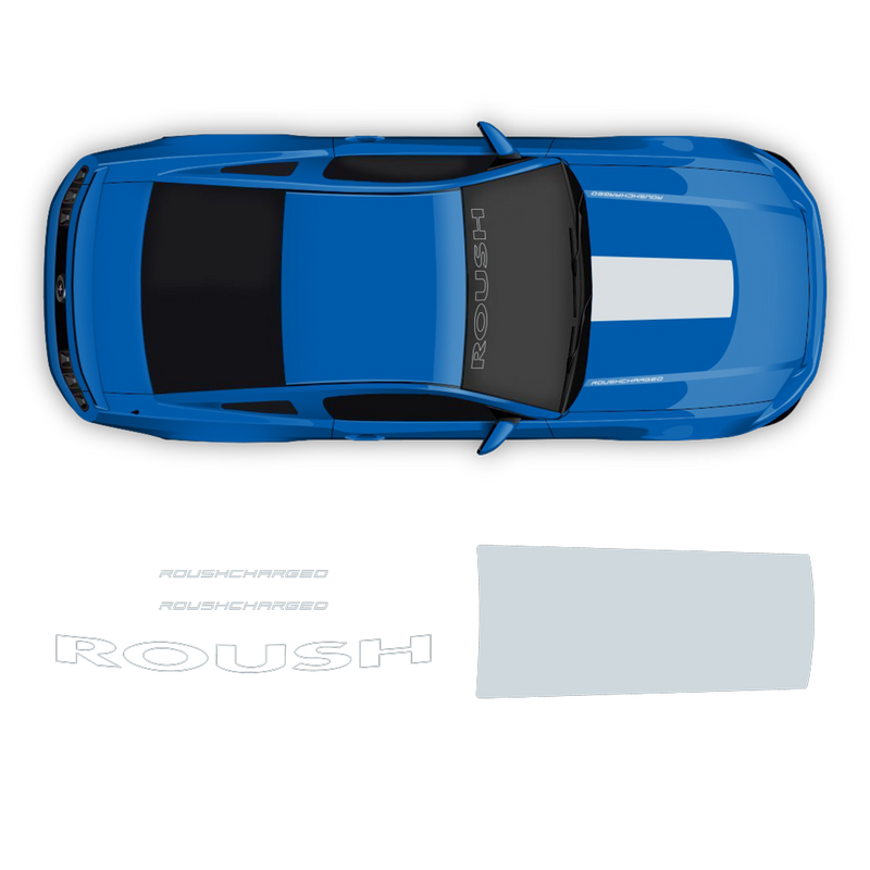 ROUSH Racing Stripes Set, for Ford Mustang 2005 - 2014