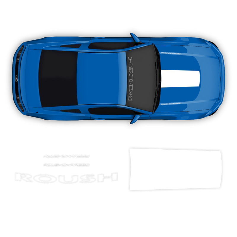 ROUSH Racing Stripes Set, for Ford Mustang 2005 - 2014