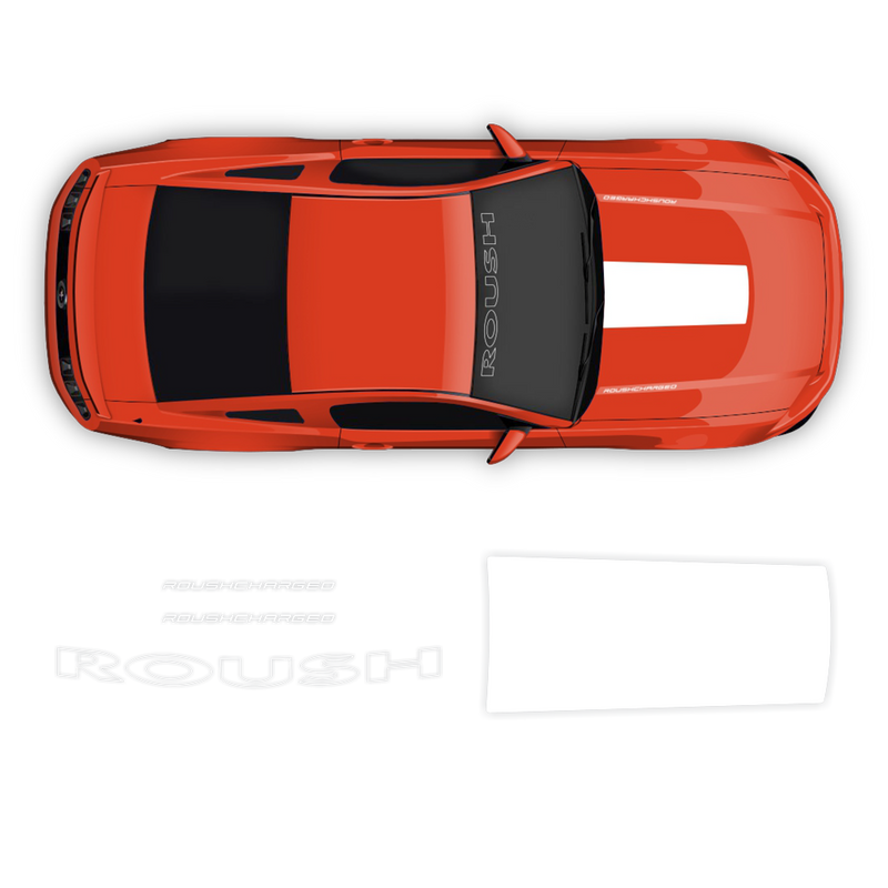 ROUSH Racing Stripes Set, for Ford Mustang 2005 - 2014