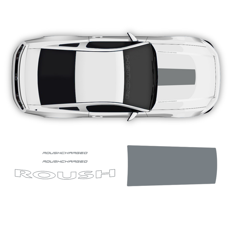 ROUSH Racing Stripes Set, for Ford Mustang 2005 - 2014