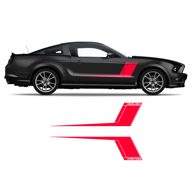 ROUSH Racing Stripes Set, for Ford Mustang 2005 - 2014