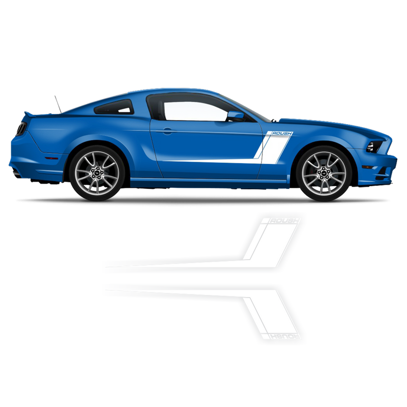 ROUSH Racing Stripes Set, for Ford Mustang 2005 - 2014