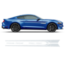 ROUSH Stage1 Stage2 Door Stripes, Ford Mustang 2015 - 2020 black