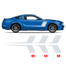 ROUSH Side Graphics, for Ford Mustang 2005 - 2014