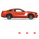 ROUSH Side Graphics, for Ford Mustang 2005 - 2014