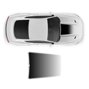 Roush Faded Hood Scoop Decal, for Ford Mustang 2015 - 2019